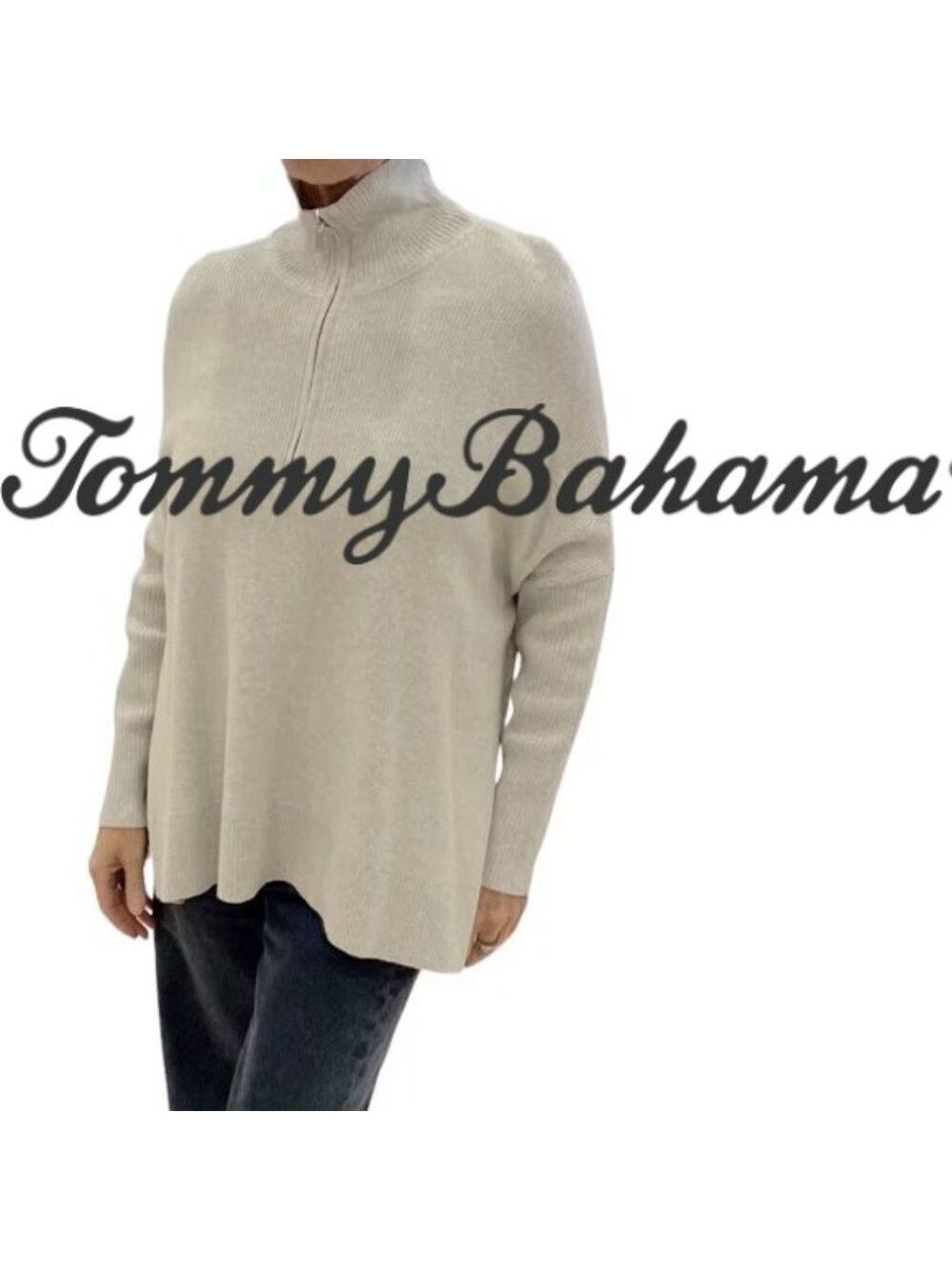 NWT GOLD L/XL - $118 Tommy Bahama Sparkle Bonita Pullover Sweater -